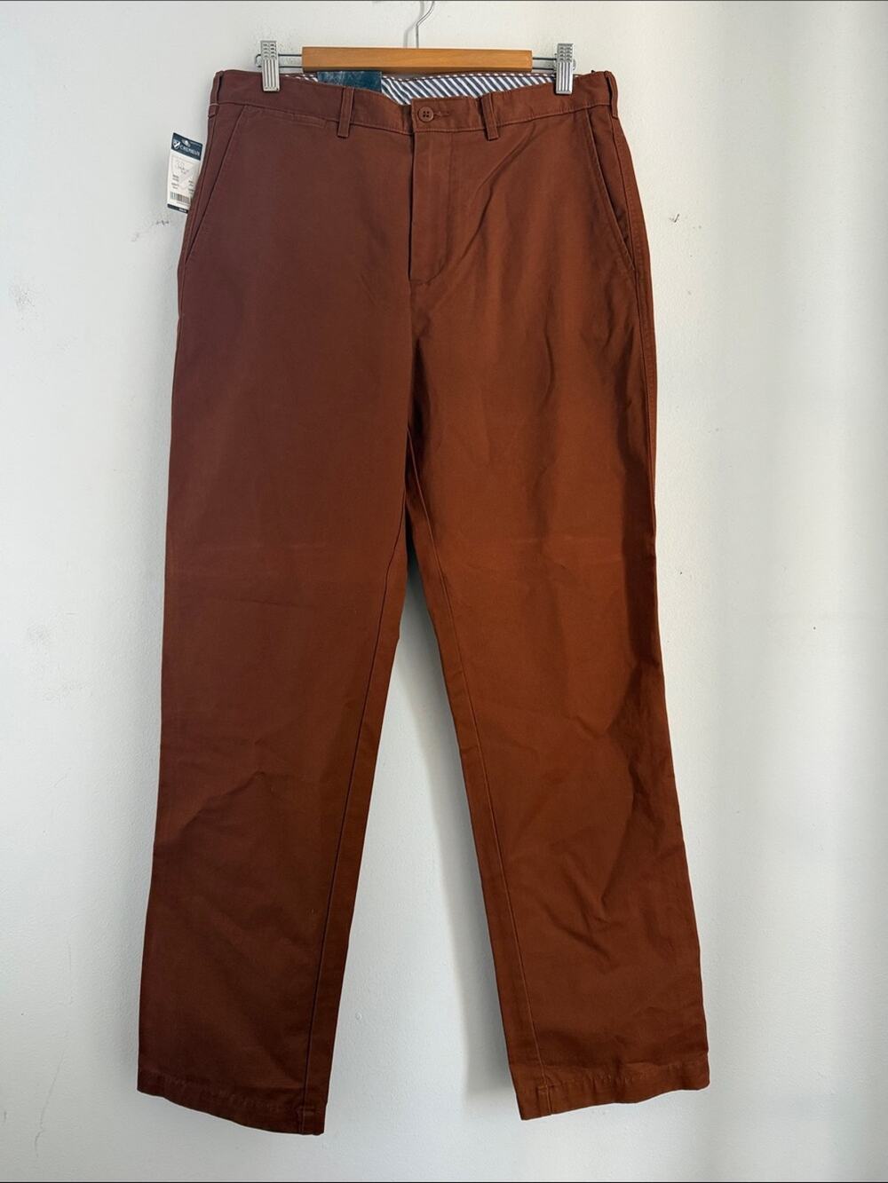 Cremieux Madison flat front chino dress trouser pants sz 32x32 NEW